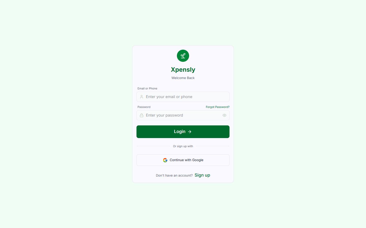Xpensly screenshot